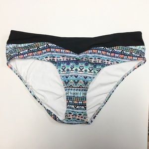 NWOT Women’s Next Splice Midrise Full Coverage Bikini Bottom - XL
